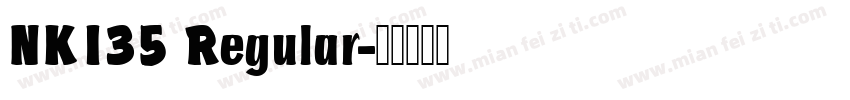 NK135 Regular字体转换